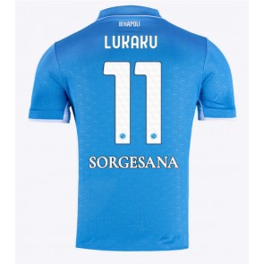 Billiga SSC Napoli Romelu Lukaku #11 Hemmatröja 2024-25 Kortärmad